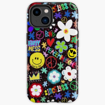 Pmo Colorful Collage Graphic Design Iphone Case