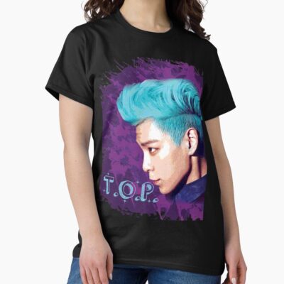 Top Bigbang Music Graphic Art T-shirt