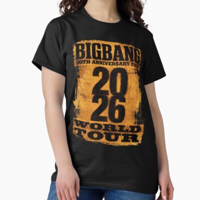 Bigbang 2026 World Tour Anniversary Vintage T-shirt