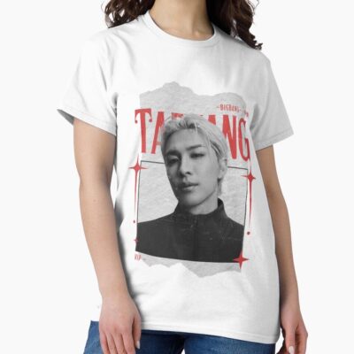 Bigbang Taeyang Y2k Red Black Collage T-shirt