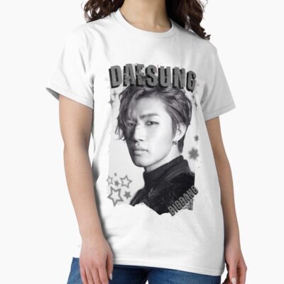 Daesung Bigbang Y2k Preppy Collage Design T-shirt