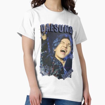 Bigbang Daesung Retro Y2k Scrapbook Collage T-shirt