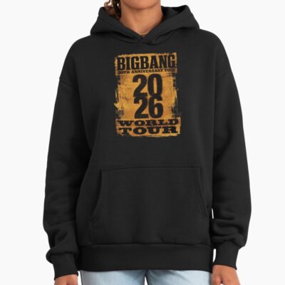 Bigbang 2026 World Tour Anniversary Vintage Hoodie