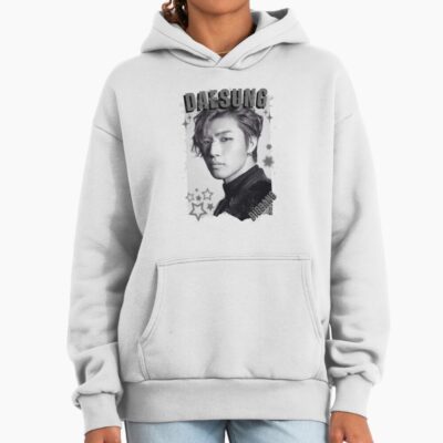 Daesung Bigbang Y2k Preppy Collage Design Hoodie