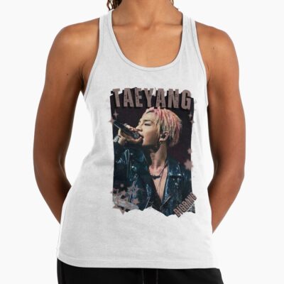 Bigbang Taeyang Retro Y2k Scrapbook Collage Tank Top