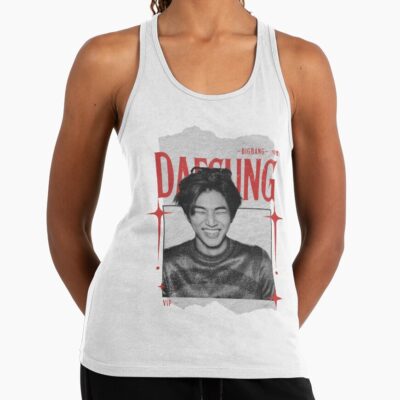 Bigbang Daesung Y2k Red Black Collage Tank Top