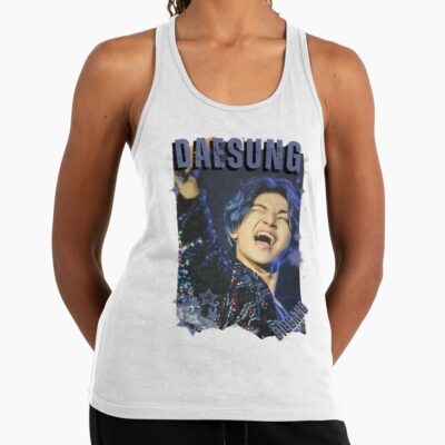 Bigbang Daesung Retro Y2k Scrapbook Collage Tank Top