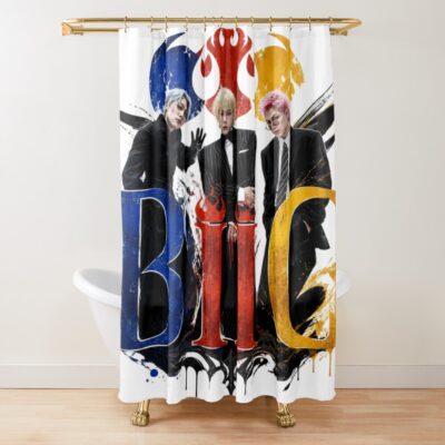 Bigbang Taeyang Daesung G Dragon 2026 Shower Curtain