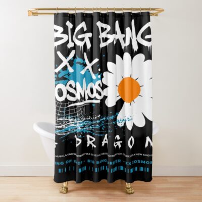 GD Bigbang Cosmos Kpop Concert Graphic Shower Curtain