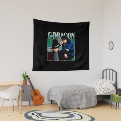 Bigbang Kpop Band Graphic Design Tapestry