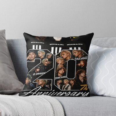 Bigbang 20th Anniversary World Tour Throw Pillow