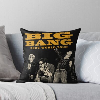 Bigbang Biiig 2026 Comeback Design Throw Pillow
